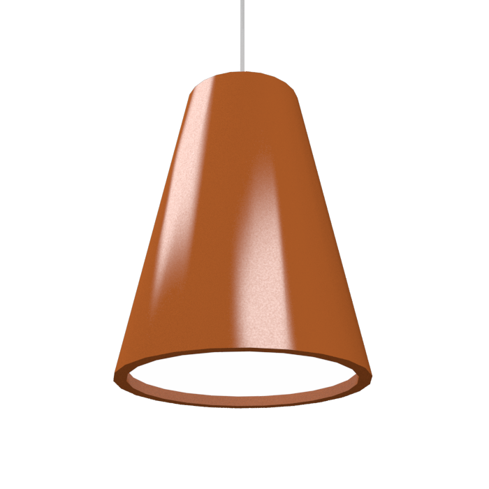 CONICAL luminaire suspendu en bois du Brésil 1130