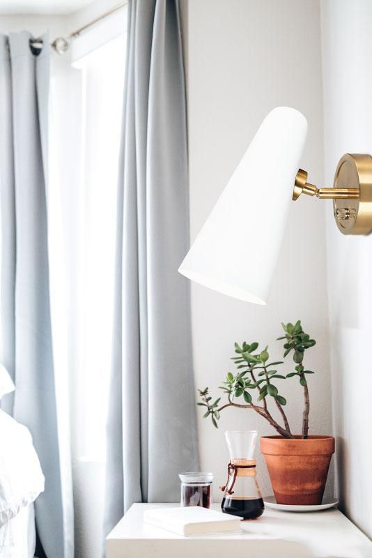 BLINK luminaire mural blanc et doré S05211WH