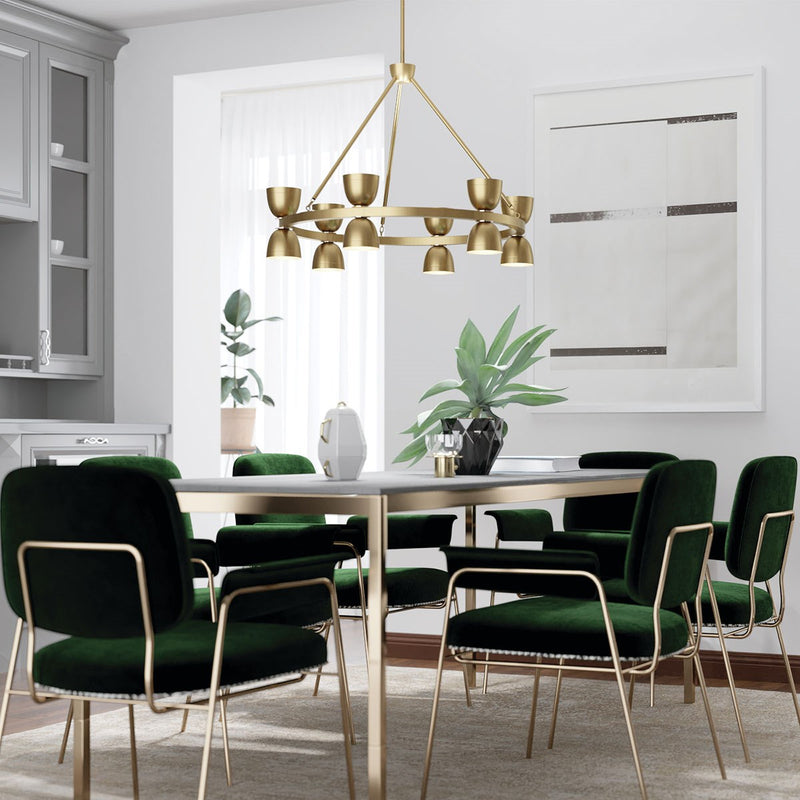 BALAND luminaire suspendu doré 52418BNBLED | Luminaire Plus.ca