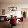 CAPITOL HILL luminaire suspendu noir et doré 52305BK | Luminaire Plus.ca