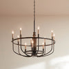 CAPITOL HILL luminaire suspendu noir et doré 52305BK | Luminaire Plus.ca
