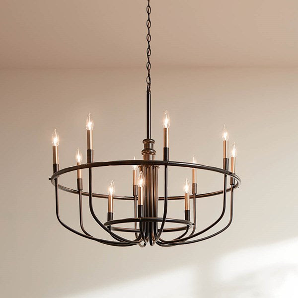 CAPITOL HILL luminaire suspendu noir et doré 52305BK | Luminaire Plus.ca