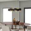 MODERNE luminaire suspendu noir et bronze 42993OZLED-LUMINAIRE PLUS.CA