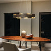 MODERNE luminaire suspendu noir et bronze 42993OZLED-LUMINAIRE PLUS.CA