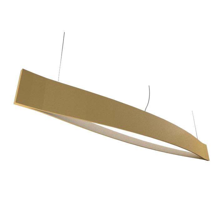 CANOE luminaire suspendu en bois du Brésil 1279LED