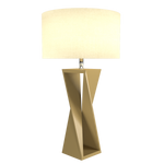 SPIN lampe de table en bois du Brésil 7044 | Luminaire Plus.ca