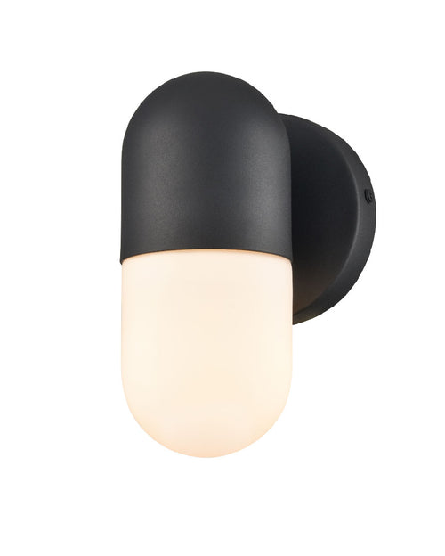 CAPSULE luminaire extérieur murale noir