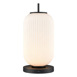 MOUNT PEARL lampe de table noir ou doré DVP40019 | Luminaire Plus.ca