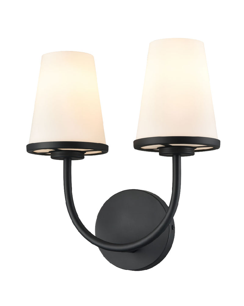 KANATA luminaire mural noir ou doré DVP48099 | Luminaire Plus.ca