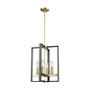 BLAIRMORE luminaire suspendu graphite et doré DVP30248VBR+GR-CL