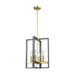 BLAIRMORE luminaire suspendu graphite et doré DVP30248VBR+GR-CL