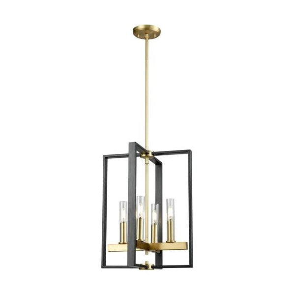 BLAIRMORE luminaire suspendu graphite et doré DVP30248VBR+GR-CL
