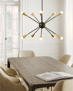 JAX luminaire suspendu noir et doré EC10310MBK | Luminaire Plus.ca
