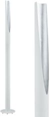 BARBOTTO lampe de plancher blanc et nickel brossé 97582A | Luminaire Pus.ca
