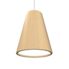 CONICAL luminaire suspendu en bois du Brésil 1130