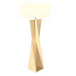 SPIN lampe de plancher en bois du Brésil 3029