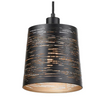 EROZIA luminaire suspendu noir et doré CN 7528-BKGD | Luminaire Plus.ca