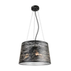 EROZIA luminaire suspendu noir et argent CN 7526-BKSL | Luminaire Plus.ca