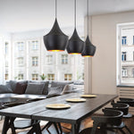 PIQUITO luminaire suspendu noir et doré 20438-012 | Luminaire Plus.ca