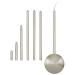 EXTENSION nickel brossé pour luminaire 88969A | Luminaire Plus.ca
