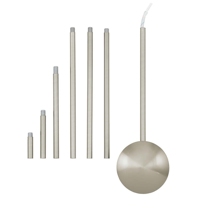 EXTENSION nickel brossé pour luminaire 88969A | Luminaire Plus.ca