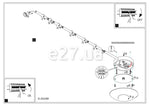 Eglo Extension pour luminaires nickel brossé 88969A