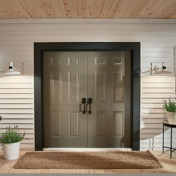 ALLENBURY luminaire mural extérieur blanc 49980WH | Luminaire Plus.ca