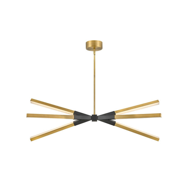 RAE luminaire suspendu doré et noir FR30618LCB | Luminaire Plus.ca