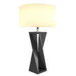 SPIN lampe de table en bois du Brésil 7044 | Luminaire Plus.ca