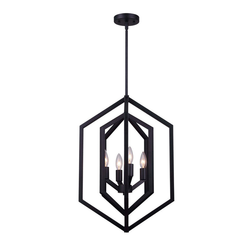 NETTO luminaire suspendu noir ICH1010A04BK16 | Luminaire Plus.ca