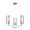 JONI luminaire suspendu nickel brossé ICH759A03 | Luminaire Plus.ca