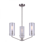 JONI luminaire suspendu nickel brossé ICH759A03 | Luminaire Plus.ca