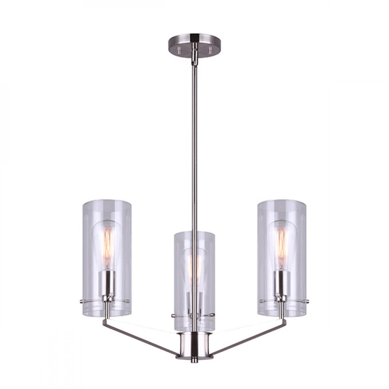 JONI luminaire suspendu nickel brossé ICH759A03 | Luminaire Plus.ca