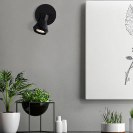 BYCK luminaire projecteur noir ICW1020A01BK10 | Luminaire Plus.ca