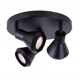 BYCK luminaire projecteur noir ICW1020A03BK10 | Luminaire Plus.ca