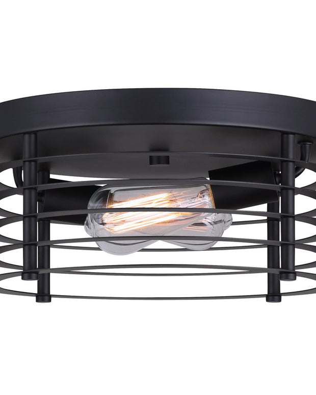 ALDER luminaire plafonnier noir IFM779B13BK | Luminaire Plus.ca 