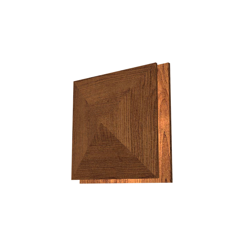FACETED luminaire mural en bois du Brésil 4064LED | Luminaire Plus.ca