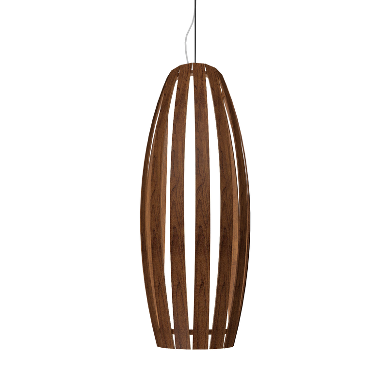 BARREL luminaire suspendu en bois du Brésil 303 / petit