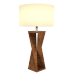 SPIN lampe de table en bois du Brésil 7044 | Luminaire Plus.ca