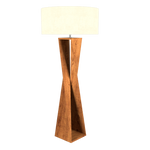 SPIN lampe de plancher en bois du Brésil 3029
