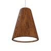 CONICAL luminaire suspendu en bois du Brésil 1130
