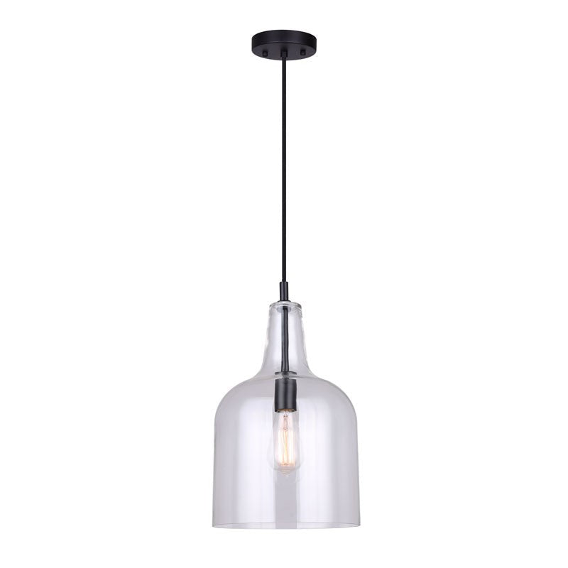 KEEVA luminaire suspendu noir IPL1059A01BK10 | Luminaire Plus.ca
