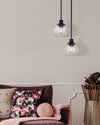 LANDRY luminaire suspendu noir IPL560B01BK