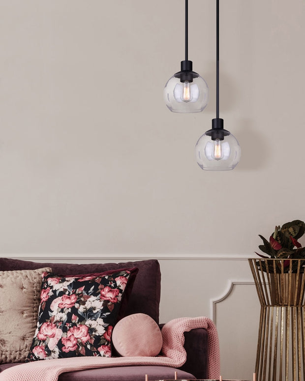 LANDRY luminaire suspendu noir IPL560B01BK | Luminaire Plus.ca