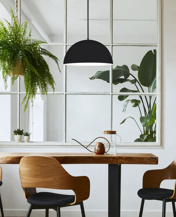 SADIE luminaire suspendu noir IPL734B01BK | Luminaire Plus.ca