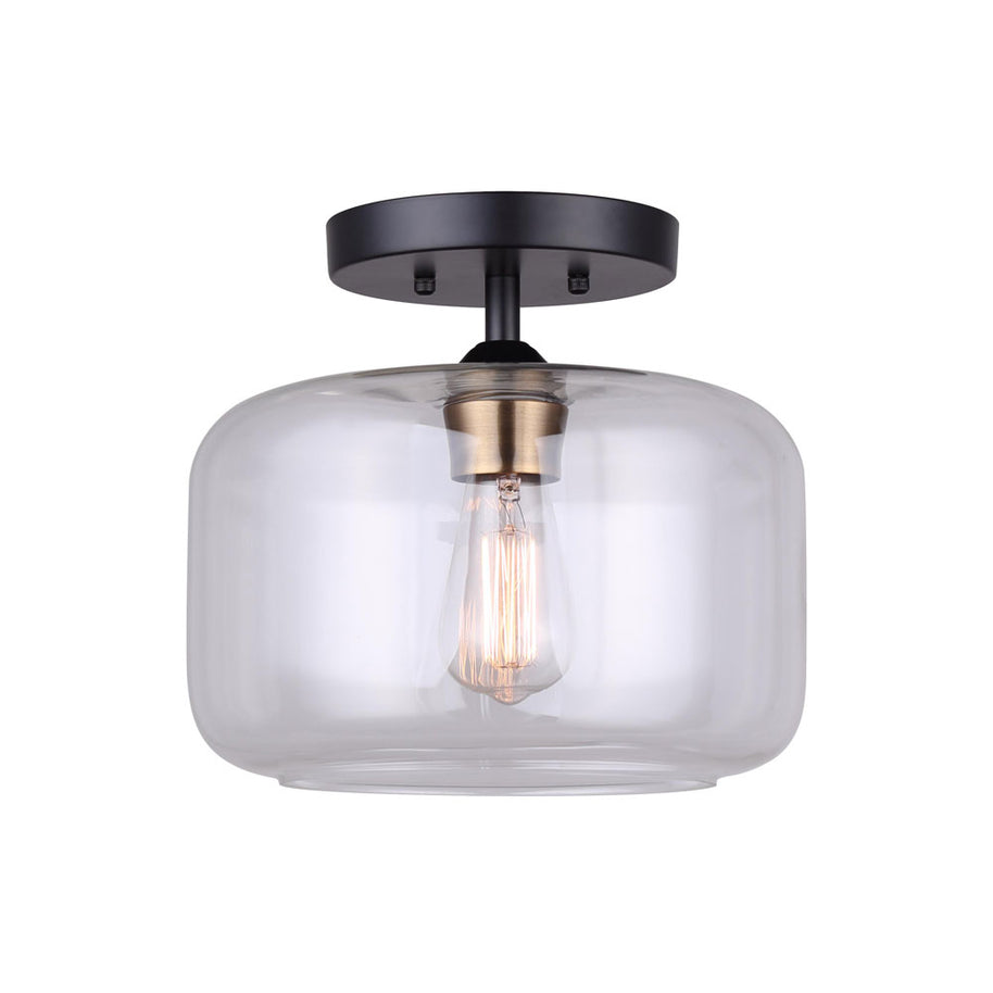 FAUNA luminaire suspendu noir et doré IPL778B01BKG | Luminaire Plus.ca