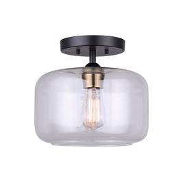 FAUNA luminaire suspendu noir et doré IPL778B01BKG | Luminaire Plus.ca