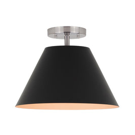 TALIA luminaire noir et nickel ISF1076A01BKN | Luminaire Plus.ca