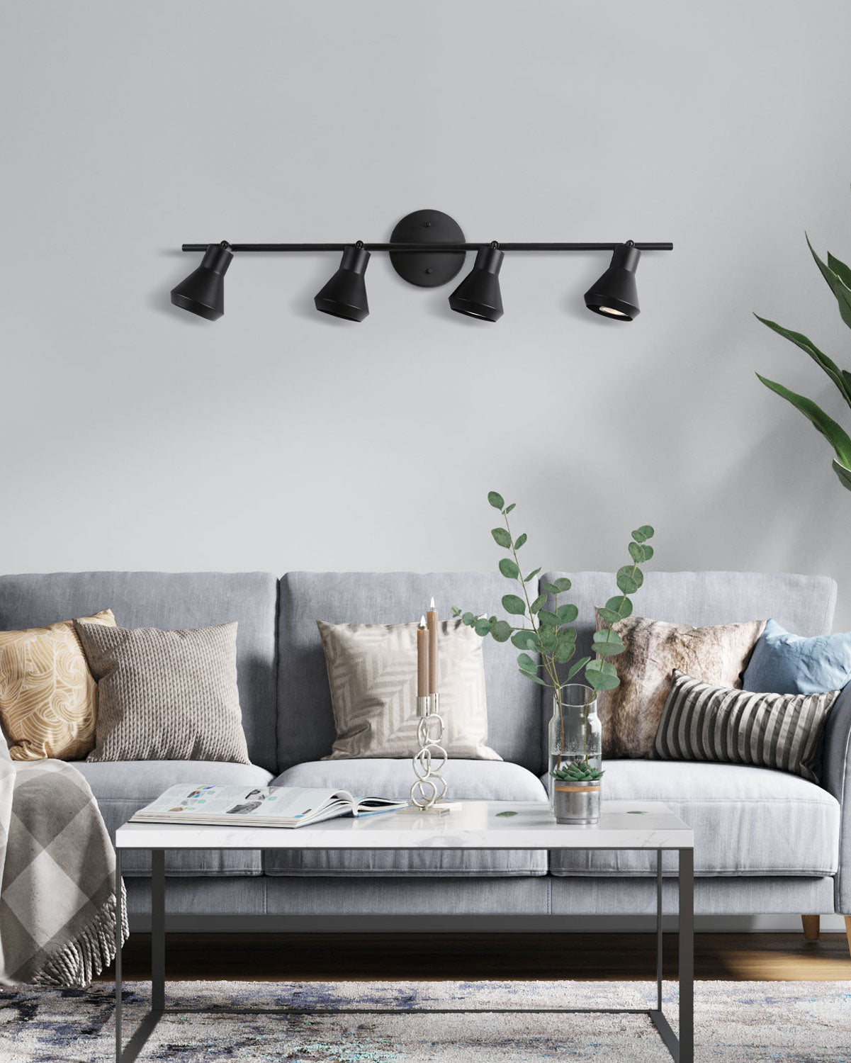 BYCK luminaire projecteur noir IT1020A04BK10 | Luminaire Plus.ca