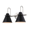 TALIA luminaire noir et nickel IVL1076A02BKN | Luminaire Plus.ca